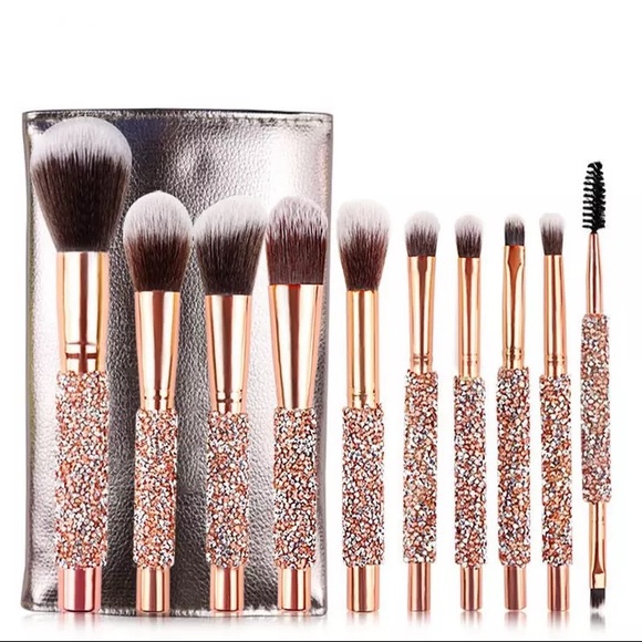 🆕10 piece make up brush set - Picture 3 of 4